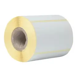 BROTHER Direct thermal label roll 76X44mm 400 labels/roll 8 rolls/carton