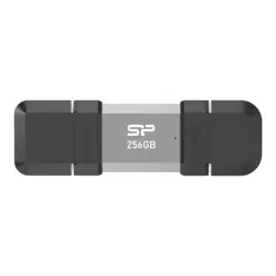 SILICON POWER Pendrive C51 256GB USB-A USB-C 200MB/s Silver