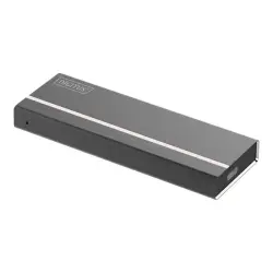 DIGITUS DA-71120 USB Type-C 3.1 External SSD Enclosure M.2 NVMe tool-free alu housing M-Key or B+M-Key