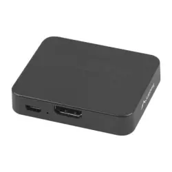 LANBERG splitter video HDMI->2x HDMI 4K + micro USB port black