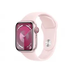 APPLE Watch Series 9 GPS + Cellular 41mm Pink Aluminium Case with Light Pink Sport Band - M/L