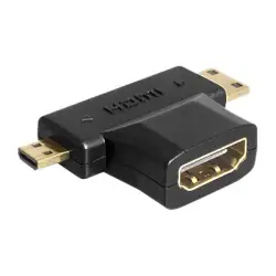 DELOCK 65446 Delock Adapter HDMI (F) -> HDMI-C mini (M) + HDMI-D micro (M)