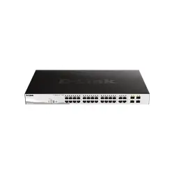 D-LINK 24-Port Layer2 PoE Gigabit Smart Managed Switch dlink green 3.0 24x 10/100/1000Mbit/s TP PoE Port with 802.3at up to 30 Watt