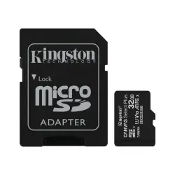KINGSTON SDCS2/32GB Kingston 32GB micSDHC Canvas Select Plus 100R A1 C10 Card + ADP