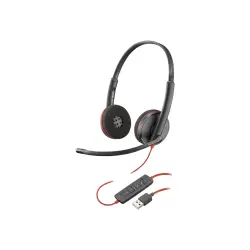 HP Poly Blackwire C3220 USB-A Black Headset Bulk