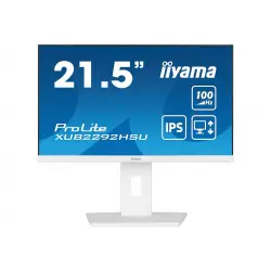 IIYAMA XUB2292HSU-W6 21.5inch ETE IPS FHD 100Hz 250cd/m2 0.4ms MPRT Speakers HDMI DP 4xUSB 3.2 15cm Height Adj. White (P)