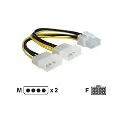 DELOCK 82397 Delock kabel rozdz. zasil 2xHDD/1xpci expr. 8pin