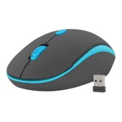 NATEC NMY-1190 Natec Wireless Optical mouse MARTIN 1600 DPI, czarno/niebieska