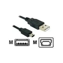 DELOCK 82396 Delock kabel USB mini AM-BM5p (canon) 0,7m