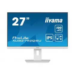 IIYAMA XUB2792QSU-W6 27inch ETE IPS 2560x1440 100Hz 250cd/m2 0.4ms HDMI DP 4xUSB 3.2 Speakers FreeSync 15cm Height Adj. White (P)