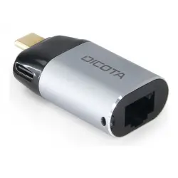 DICOTA USB-C to Ethernet Mini Adapter with PD 100W