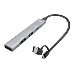 I-TEC USB-A/USB-C Metal HUB 1x USB-C 3.1 + 3x USB 2.0