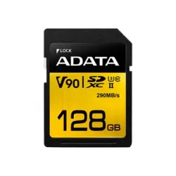 ADATA ASDX128GUII3CL10-C ADATA 128GB Premier ONE SDXC UHS-II U3 Class 10, R/W up to 290/260 MB/s