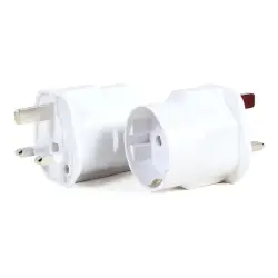 GEMBIRD Adapter AC - UK do EU schuko 13A