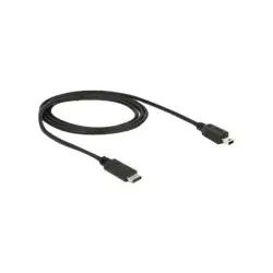 DELOCK 83603 Delock Kabel USB Type-C 2.0 (M) -> USB 2.0 typu Mini-B (M) 1m czarny