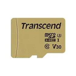 TRANSCEND TS16GUSD500S Transcend karta pamięci Micro SDHC 16GB Class 10 ( 95MB/s ) + adapter