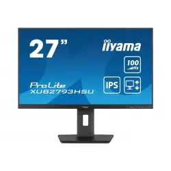 IIYAMA XUB2793HSU-B6 27inch ETE IPS-panel FHD 100Hz 250cd/m2 1ms Speakers HDMI DP 15cm Height Adj. Stand Pivot (P)