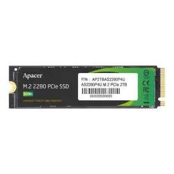 APACER SSD AS2280P4U 512GB M.2 PCIe Gen3 x4 NVMe 3500/3000 MB/s