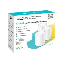 TP-LINK Deco X20 AX1800 Wi-Fi 6 Whole-Home Mesh WiFi System 3-pack 2x Gbit RJ45 4x int. antenna MU-MIMO (P)