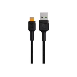 GREENCELL Cable GC Ray USB - Micro USB 200cm orange LED backlight Ultra Charge QC 3.0