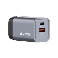 VERBATIM Charger GNC-35 GaN with 2 Port 35W USB A/C EU/UK/US