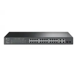 TP-LINK Omada 24-Port 10/100 Mbps + 4-Port Gigabit Smart Switch with 24-Port PoE+