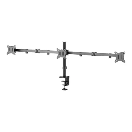 LOGILINK BP0173 Triple monitor mount 17-27inch arm length each 658 mm aluminum