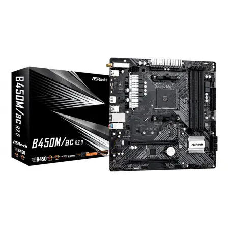 ASROCK B450M/AC R2.0 AM4 MB