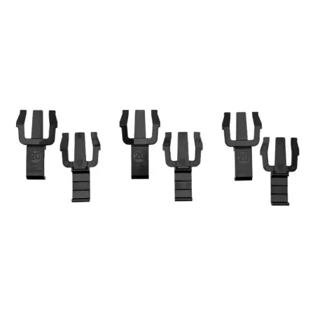 REALWEAR MSA Front Brim Hard Hat Clips 3 Pairs HMT-1 Navigator 500 Series