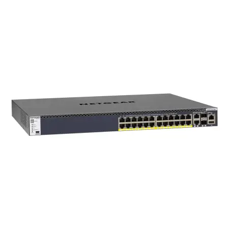 NETGEAR GSM4328PA-100NES Netgear M4300-28G-POE+ MANAGED SWITCH 24x1G PoE+ APS550W (GSM4328PA)