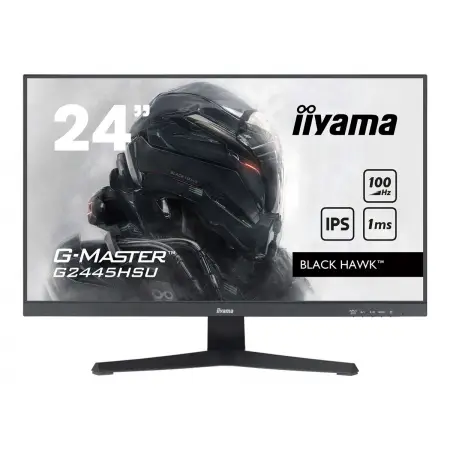 IIYAMA G2445HSU-B2 G-Master Black Hawk 24inch IPS FHD 100Hz FreeSync 300cd/m2 1ms HDMI DP 2xUSB Speakers Black Tuner (P)