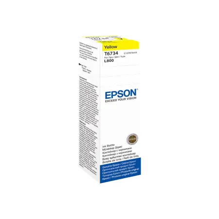 EPSON C13T67344A Tusz Epson T6734 yellow 70 ml L800