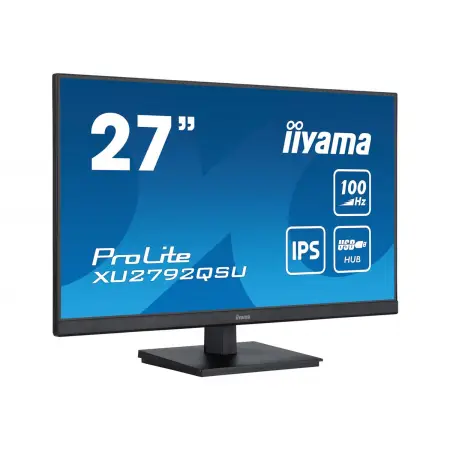 IIYAMA XU2792QSU-B6 27inch ETE IPS-panel 2560x1440 100Hz FreeSync 250cd/m2 0.4ms MPRT HDMI DP USB-HUB Speakers (P)