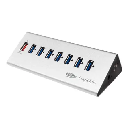 LOGILINK UA0228 LOGILINK - Hub biurkowy USB 3.0 Hub 7-portowy, z zasilaczem