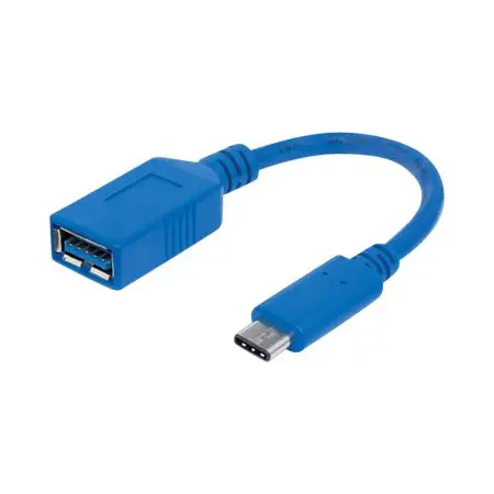 MANHATTAN 353540 Manhattan Kabel USB 3.1 Gen1 USB C/USB A M/F 15cm niebieski