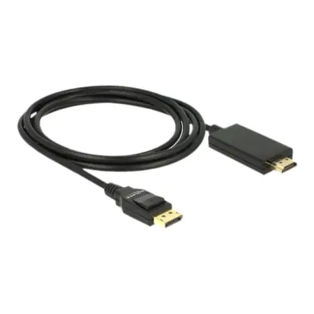 DELOCK 85317 Delock kabel Displayport 1.2 (M) - HDMI-A (M) pasywny 2m czarny