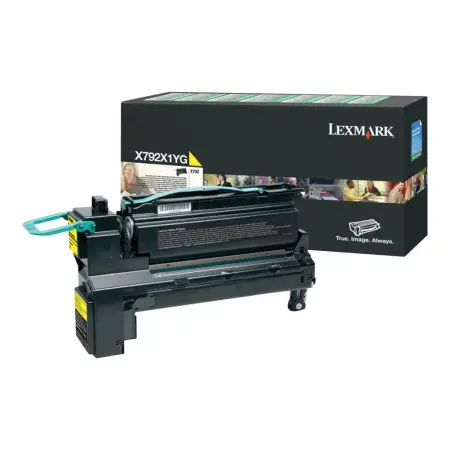 LEXMARK X792X1YG Toner Lexmark yellow zwrotny 20 000 stron X792