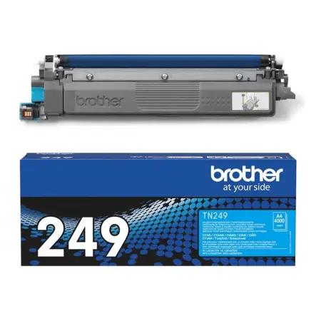 BROTHER TN-249C Cyan Toner Cartridge Prints 4.000 pages