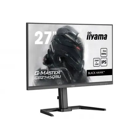 IIYAMA GB2745QSU-B1 G-Master Black Hawk 27inch ETE IPS QHD 100Hz 250cd/m2 1ms HDMI DP USB-HUB 2x3.2 Speakers Black Tuner (P)