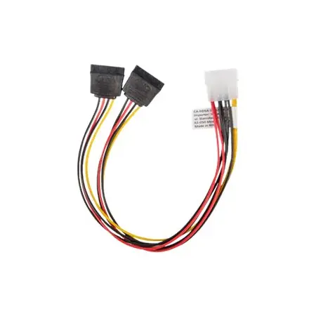 LANBERG CA-HDSA-11CU-0030 Lanberg kabel zasilający MOLEX(M)->SATA(F) x2 30cm