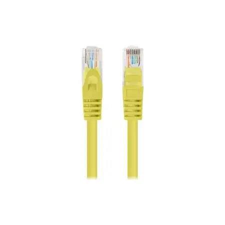 LANBERG Patchcord Cat.5e UTP 1m yellow 10-pack