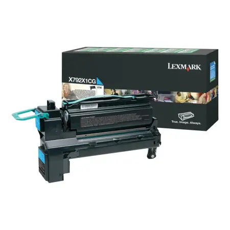 LEXMARK X792X1CG Toner Lexmark cyan zwrotny 20 000 stron X792