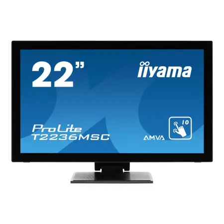 IIYAMA T2236MSC-B2 Monitor IIyama T2236MSC-B2 21.5inch, AMVA touchscreen, Full HD, VGA, DVI-D, HDMI