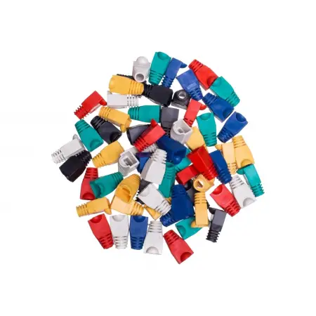 NETRACK 105-86 Netrack osłonka na wtyk RJ45 8p mix kolorów (100 szt)