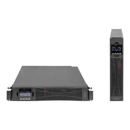 DIGITUS OnLine UPS Module 2000VA/2000W 12V/9Ah x4 battery 8x IEC C13 LCD-display