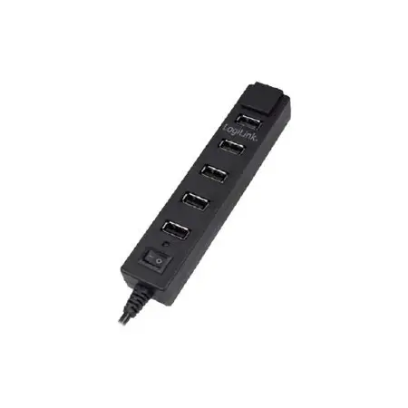 LOGILINK UA0124 LOGILINK 7-Portowy hub USB2.0 z włącznikiem ON/OFF