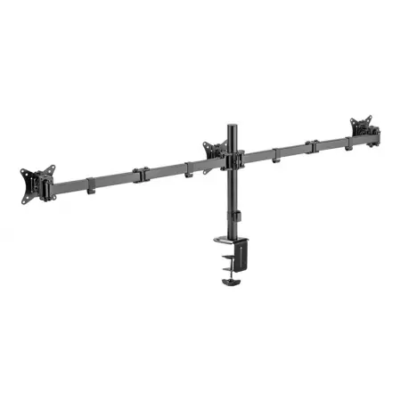 LOGILINK BP0173 Triple monitor mount 17-27inch arm length each 658 mm aluminum