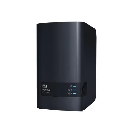 WDC WDBVBZ0000NCH-EESN NAS WD My Cloud EX2 Ultra, RAID, 0TB, 10/100/1000 Mb/s, czarny