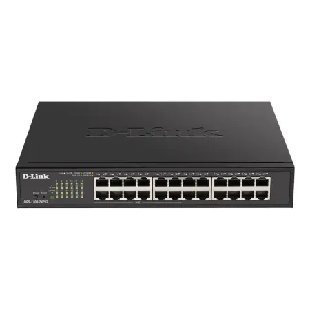 D-LINK 24-Port Layer2 PoE Gigabit Smart Switch 24x 10/100/1000Mbit/s TP RJ-45 Port of which 12 x PoE 802.3af/802.3at802.3x Flow