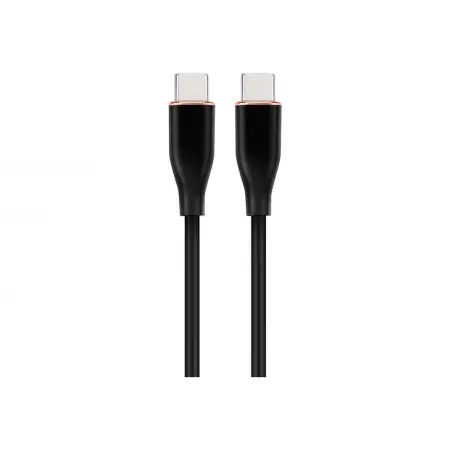 GEMBIRD Wysokiej jakości silikonowy kabel USB Type-C do 8-pinowego ładowania i transmisji danych 1.5m czarny